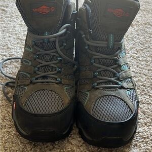 Merrell Gray and Teal Outdoor Boots